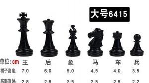 图解国际象棋棋子的名称和个数