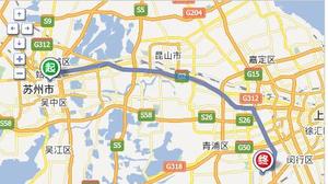 上海开车到苏州要几个小时